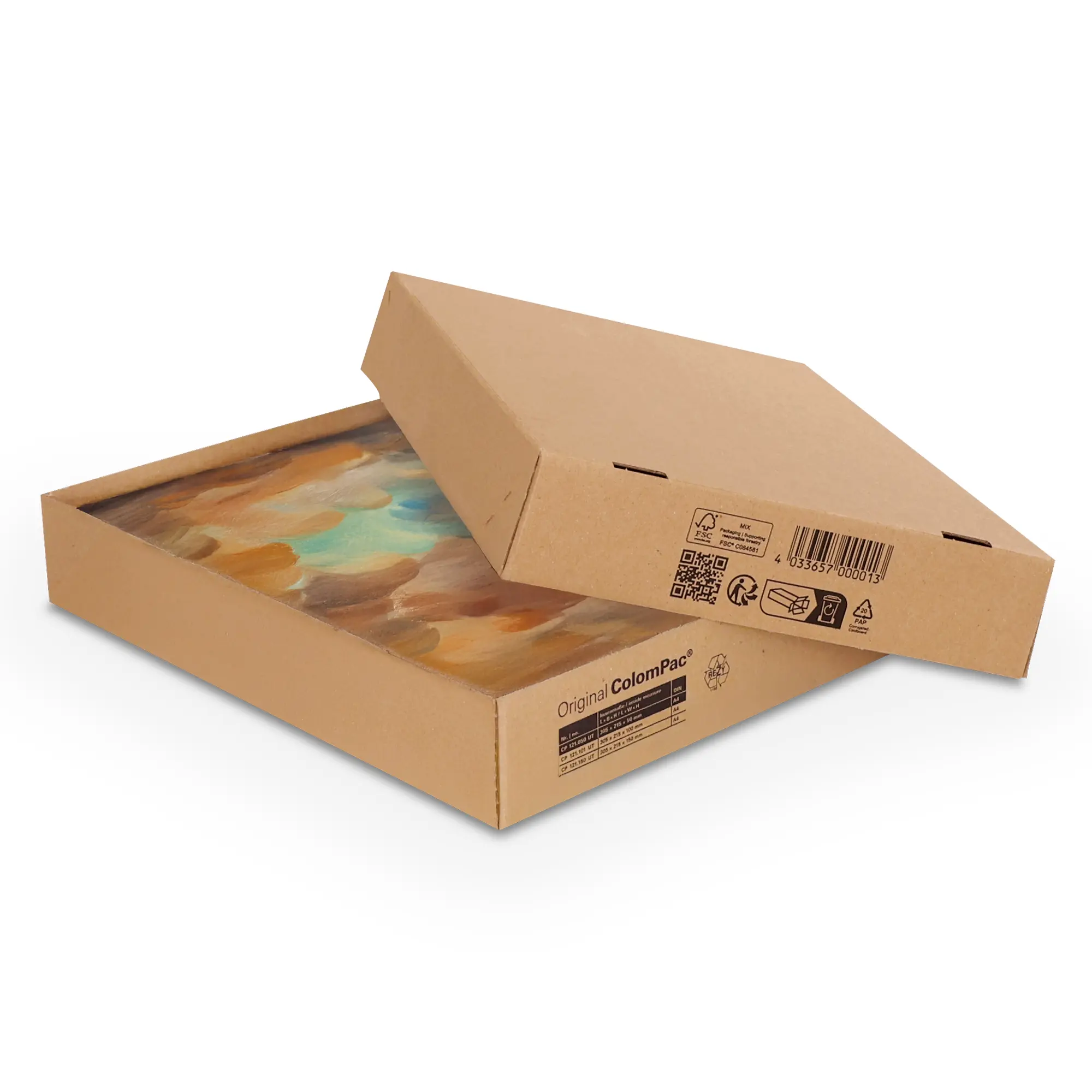 Aufrichtekarton DIN A4 305x215x50 mm