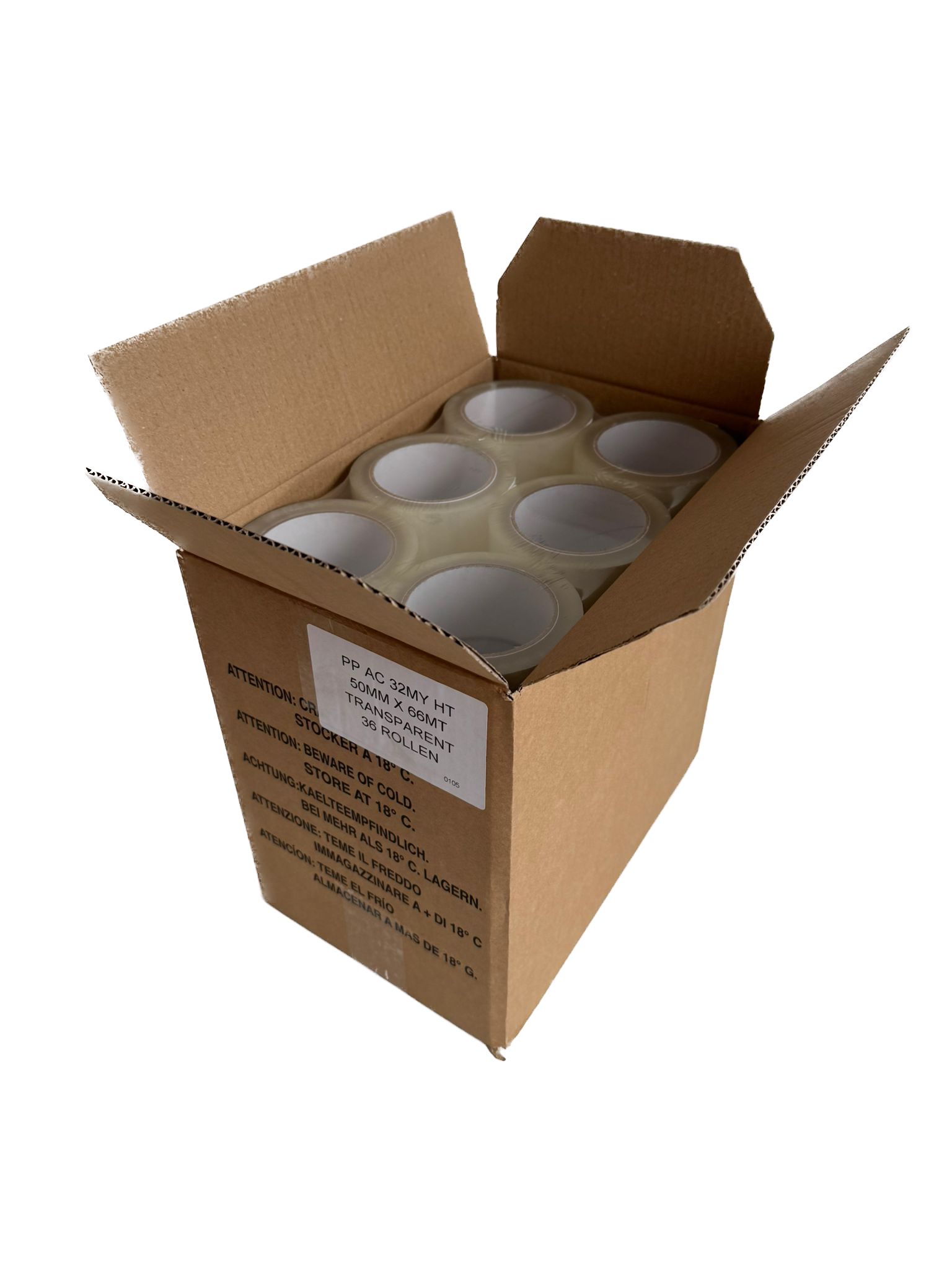 PP-Klebeband Premium 50mm x 66m transparent