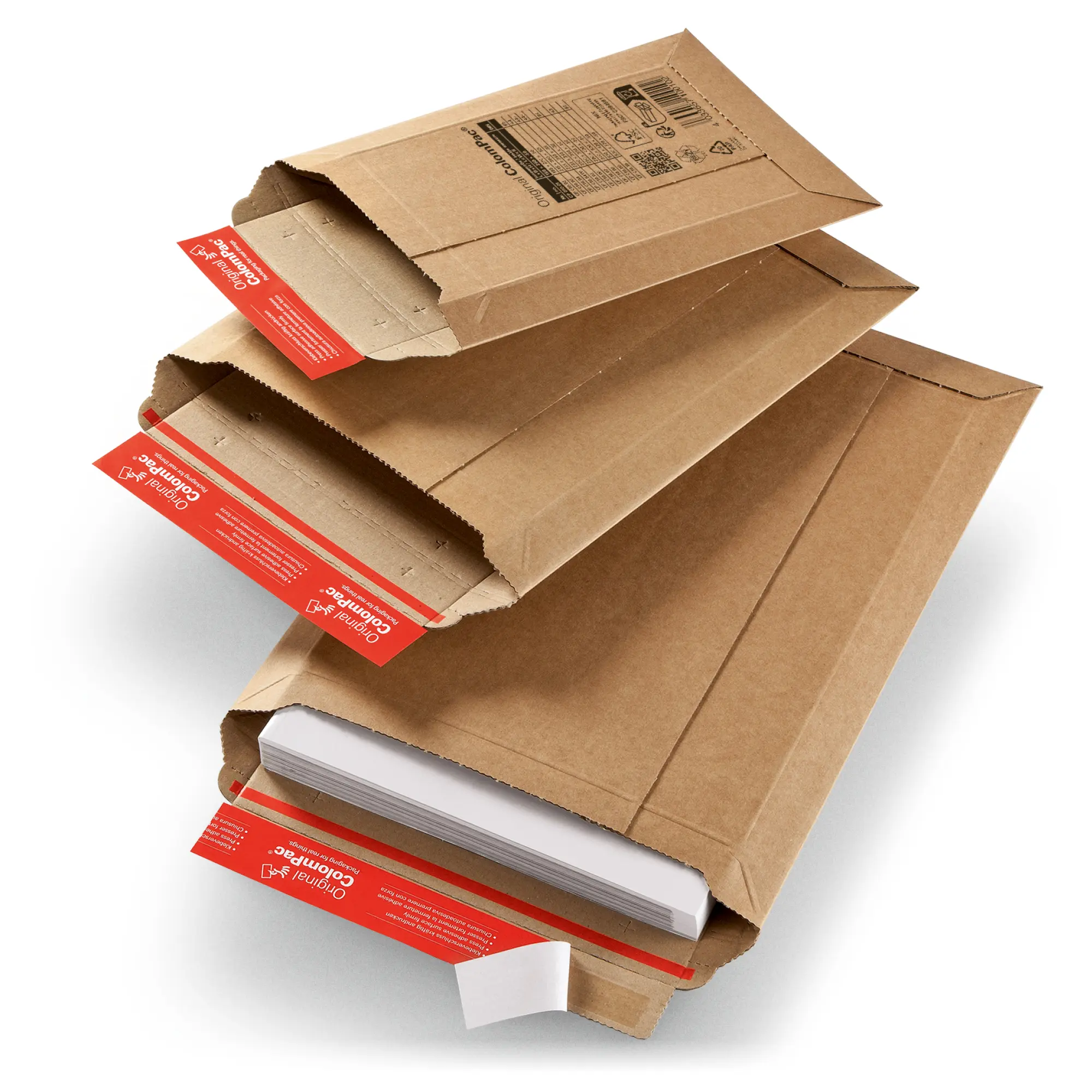 Versandtasche aus Wellpappe 235x340x-72 mm