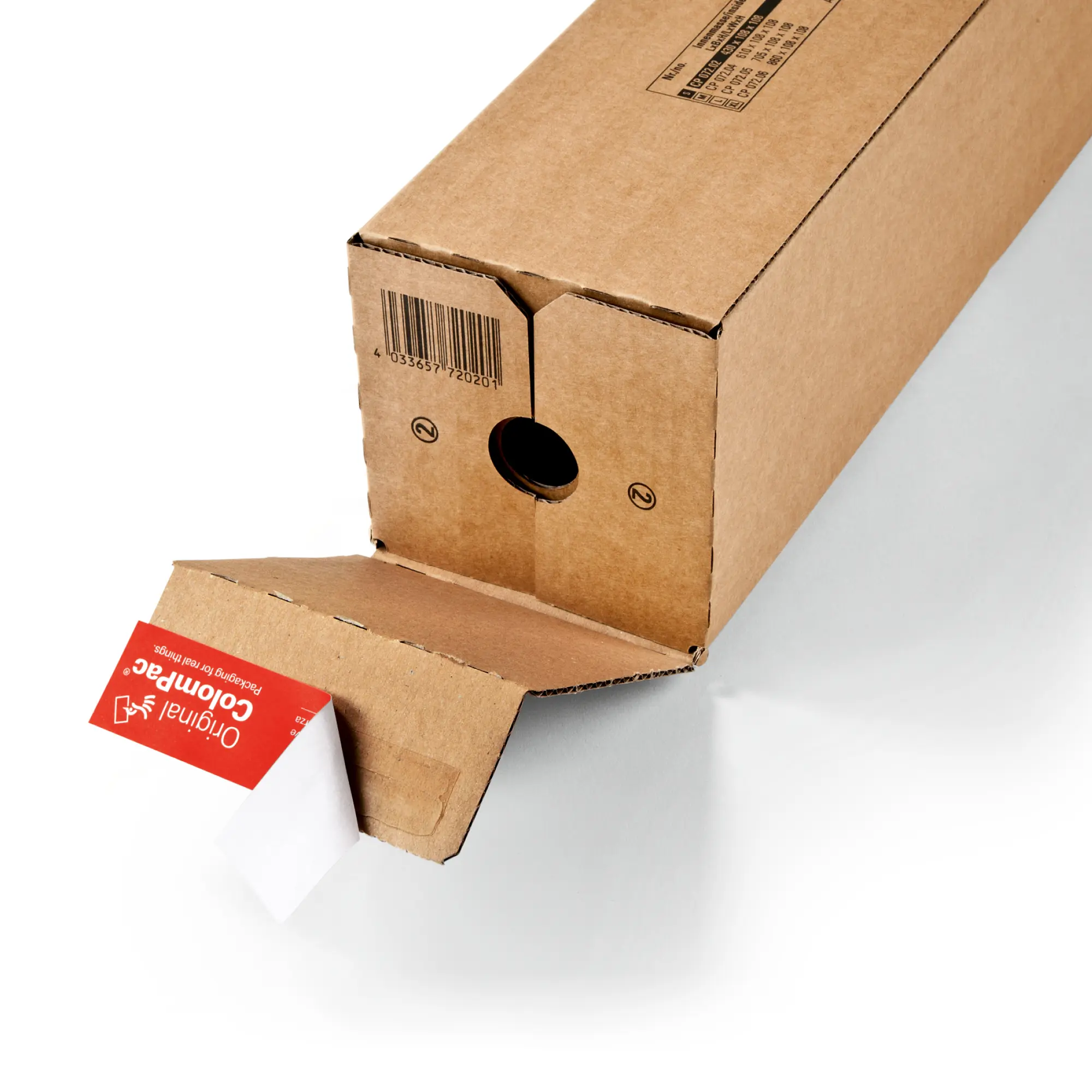 Teleskop Versandhülse 604x115x115 mm