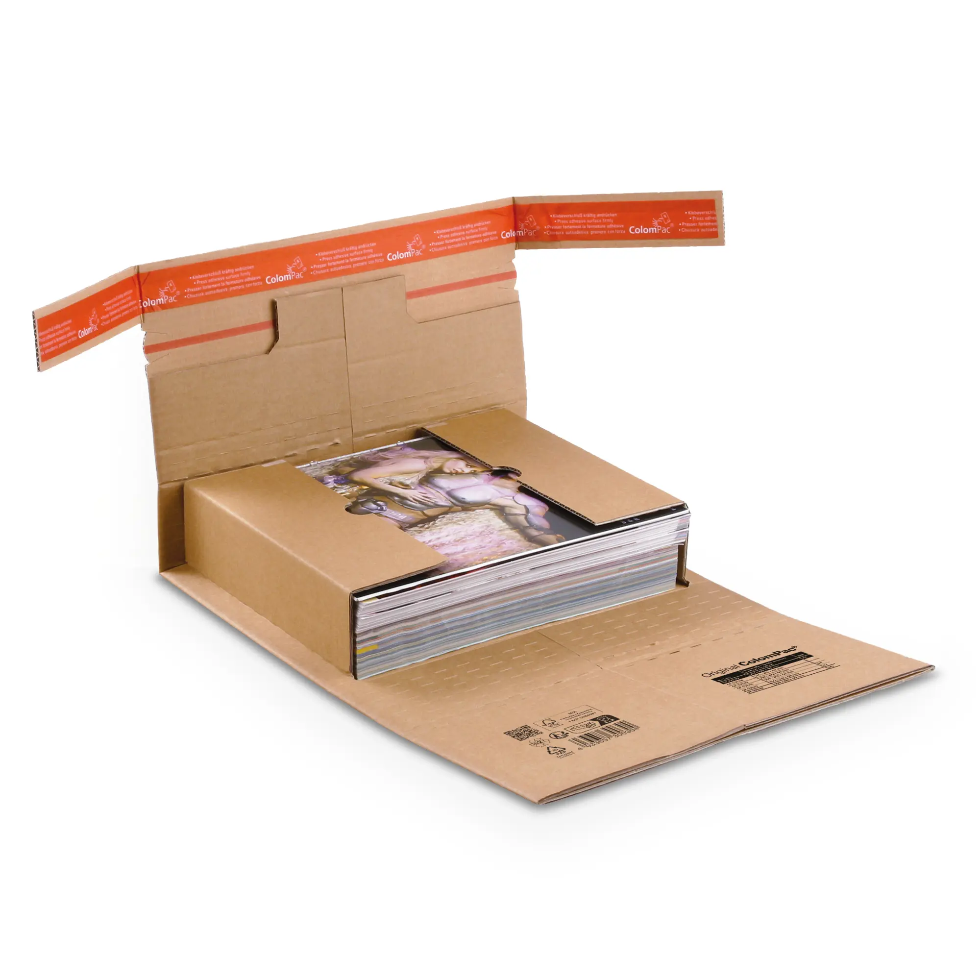 Buchverpackung aus Wellpappe 310x220x-92 mm