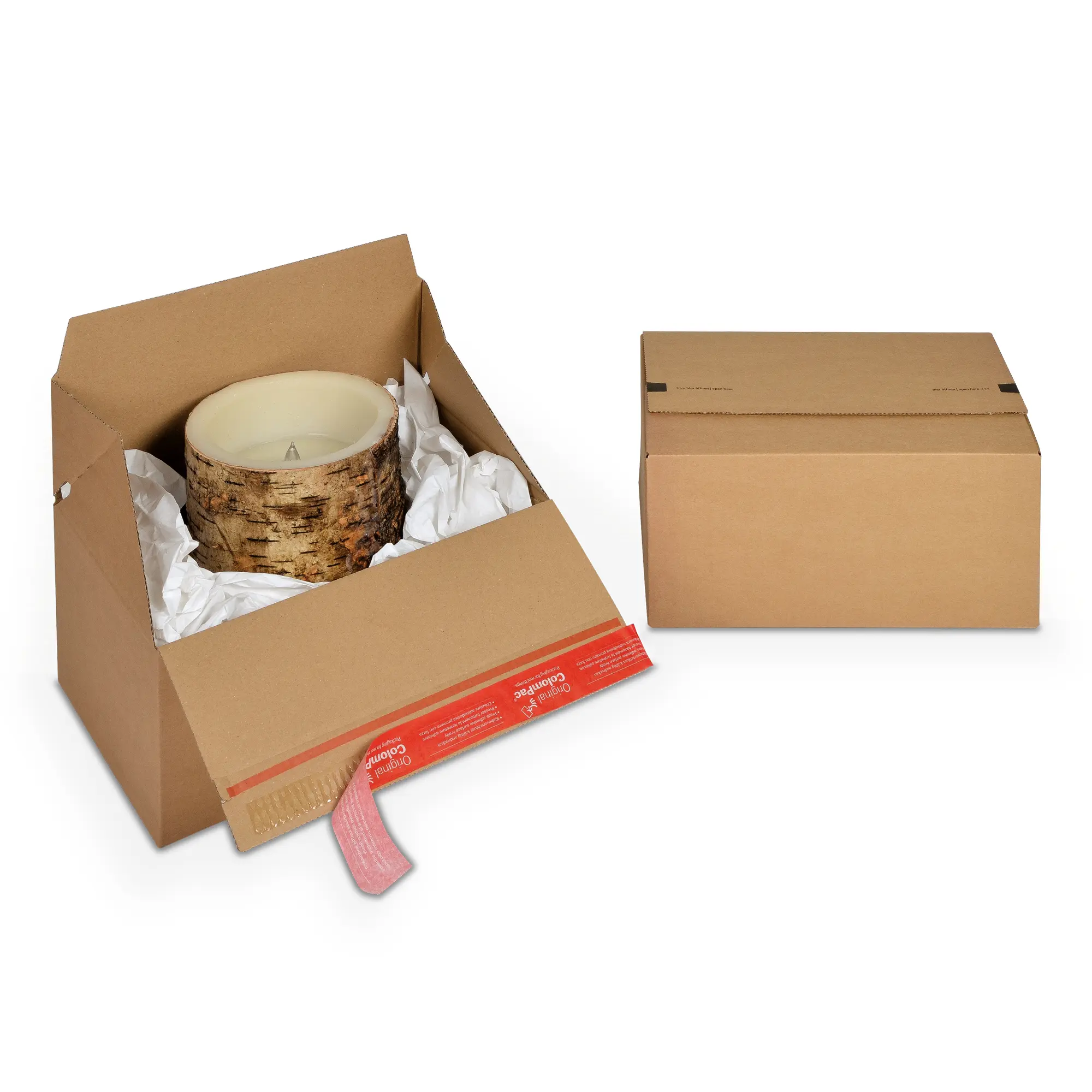 Blitzbodenkarton aus Wellpappe 294x194x137 mm