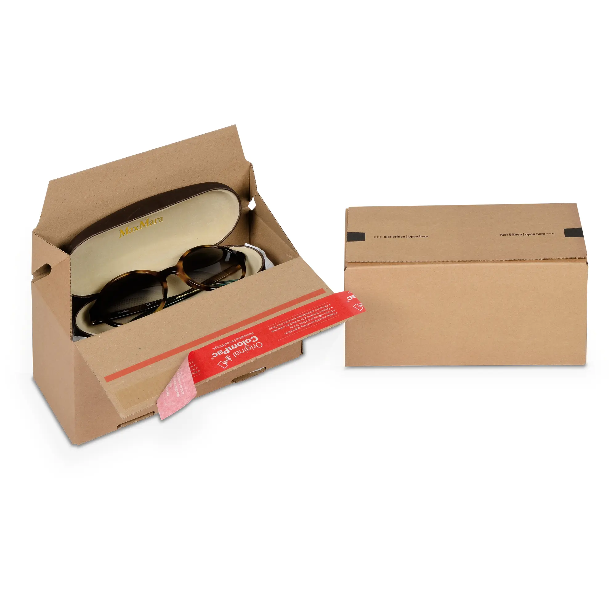 Blitzbodenkarton aus Wellpappe 195x95x90 mm