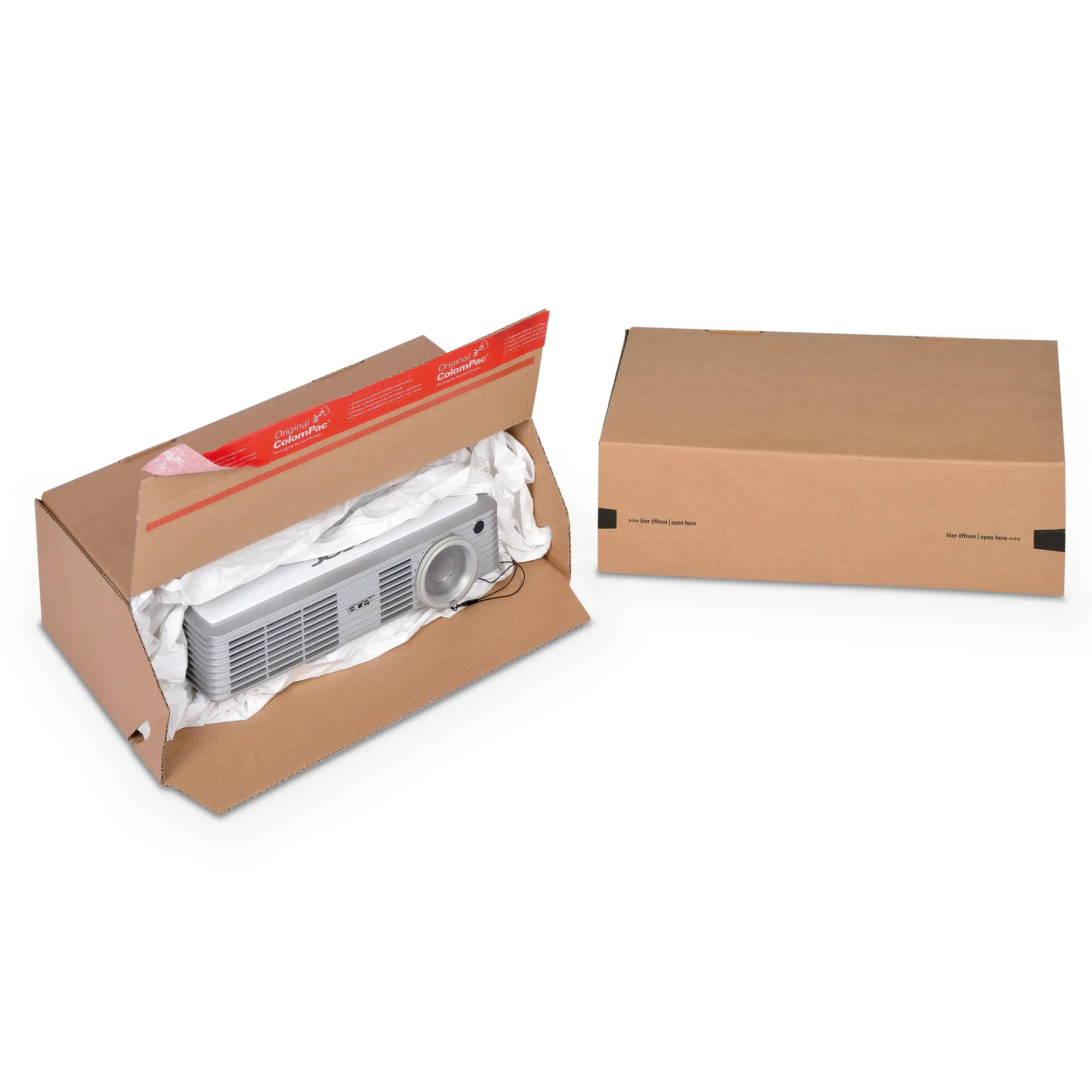 Blitzbodenkarton aus Wellpappe 294x94x137 mm