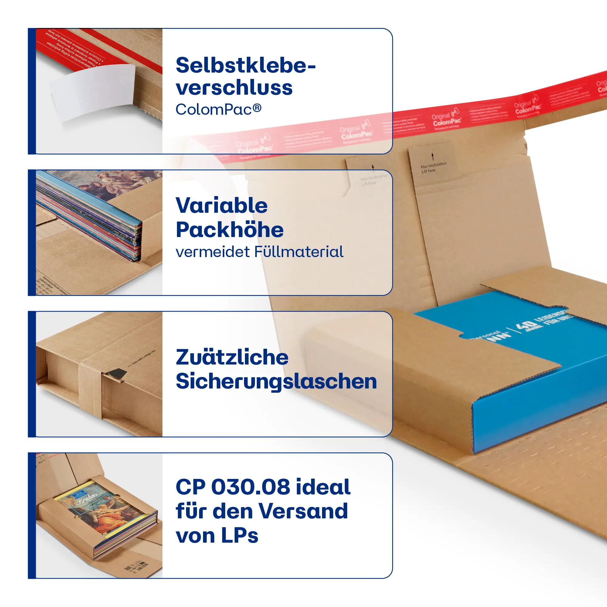 Buchverpackung aus Wellpappe 325x260x-92 mm