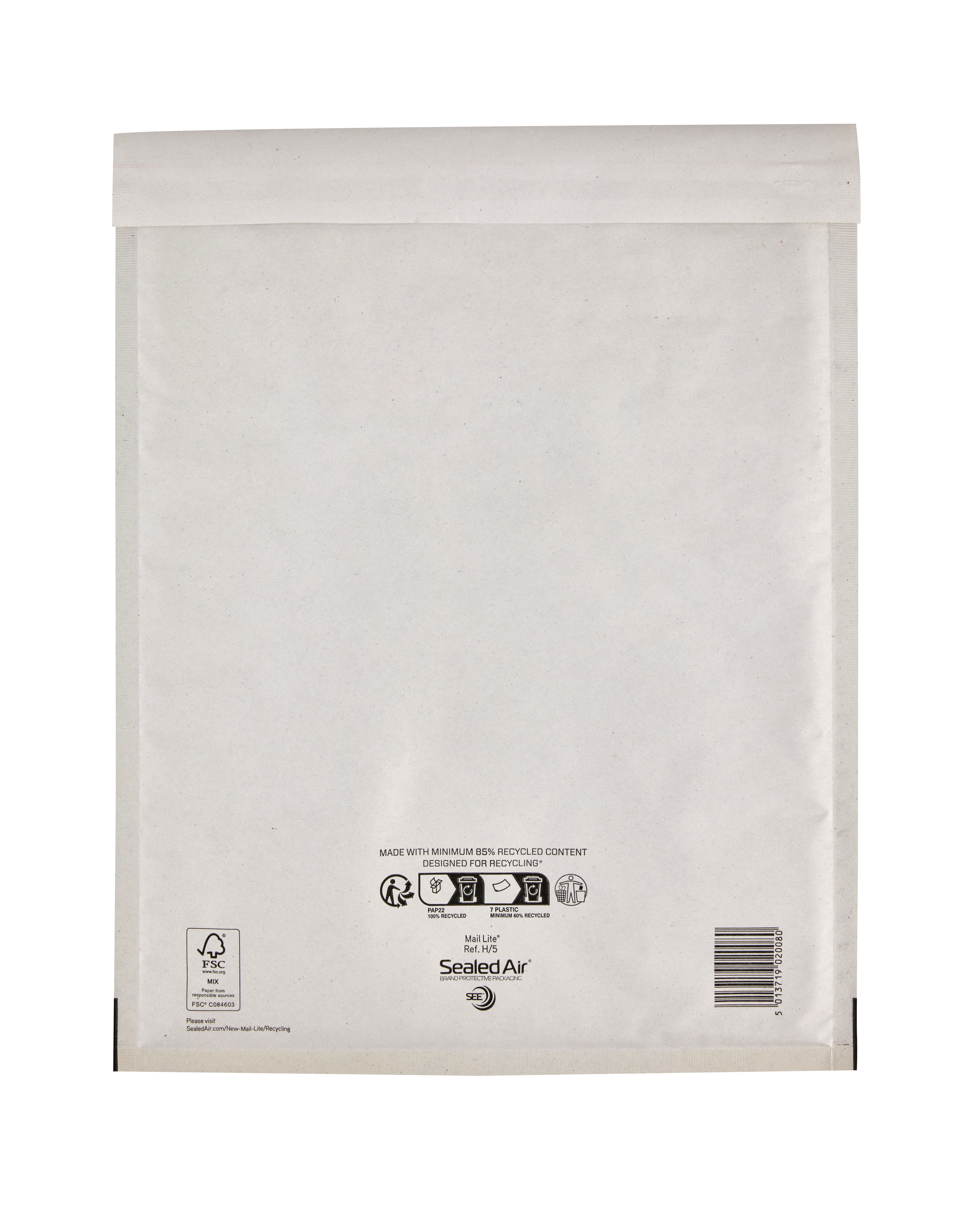 Luftpolster-Versandtasche weiß 350x470 mm