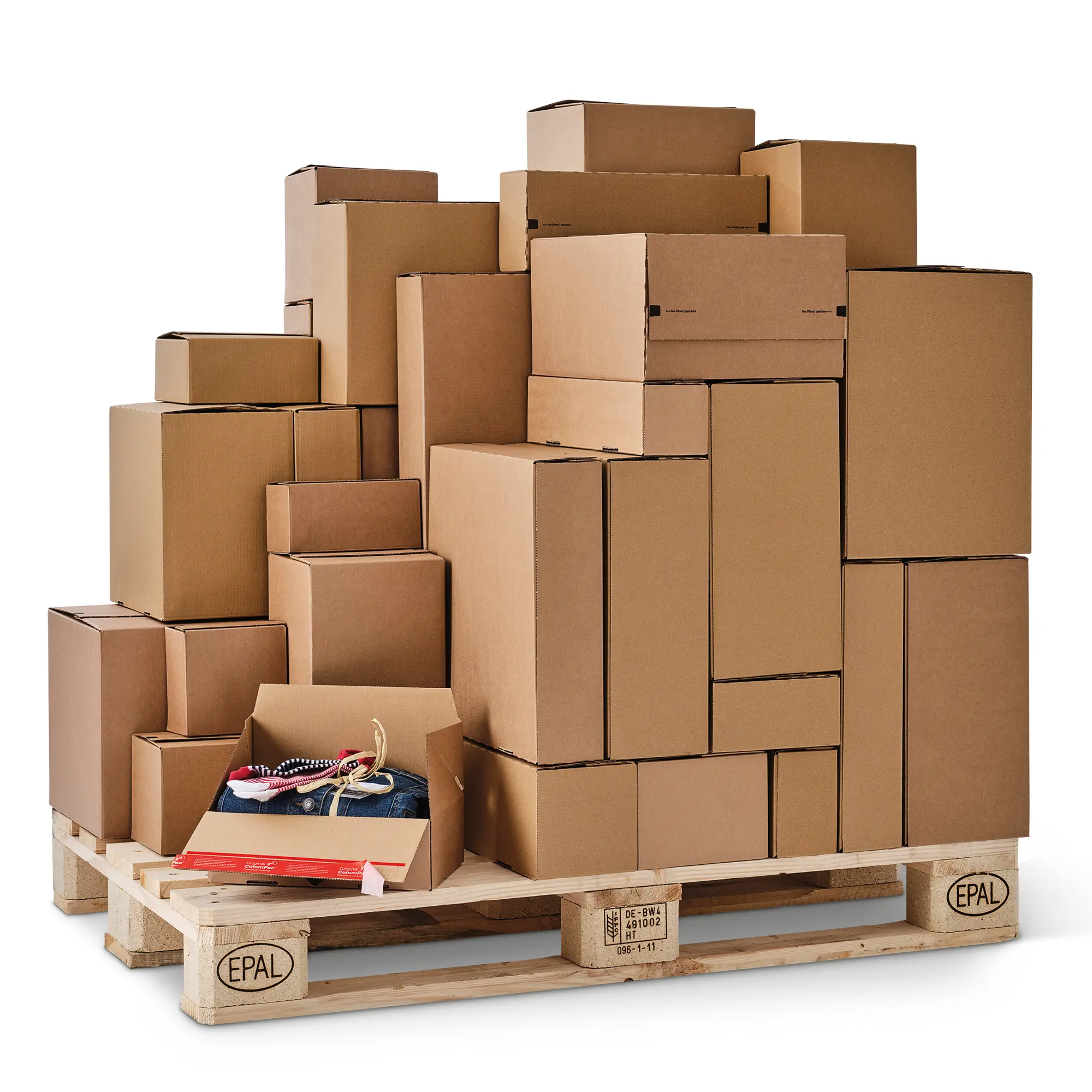 Blitzbodenkarton aus Wellpappe 394x144x137 mm