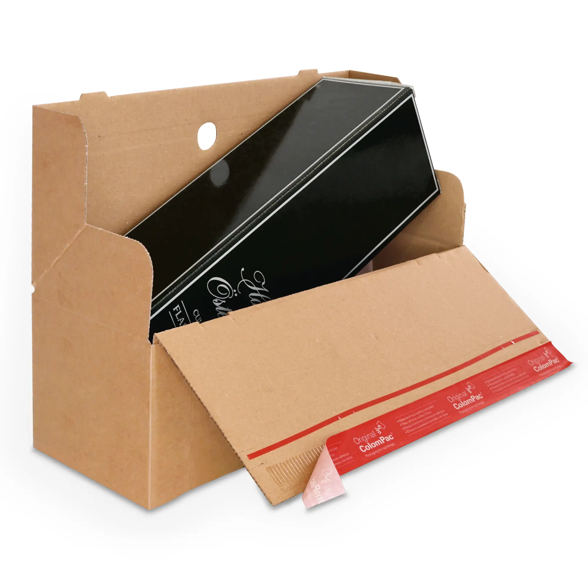 Automatikboden-Karton Doppelwelle 394x154x128 mm