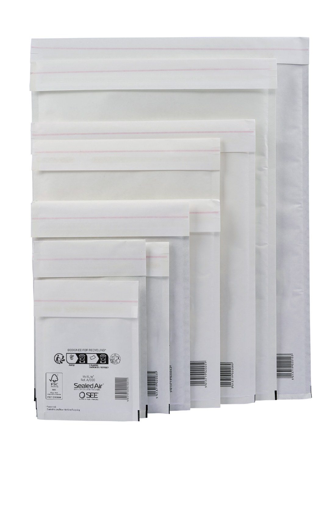 Luftpolster-Versandtasche weiß 220x330 mm