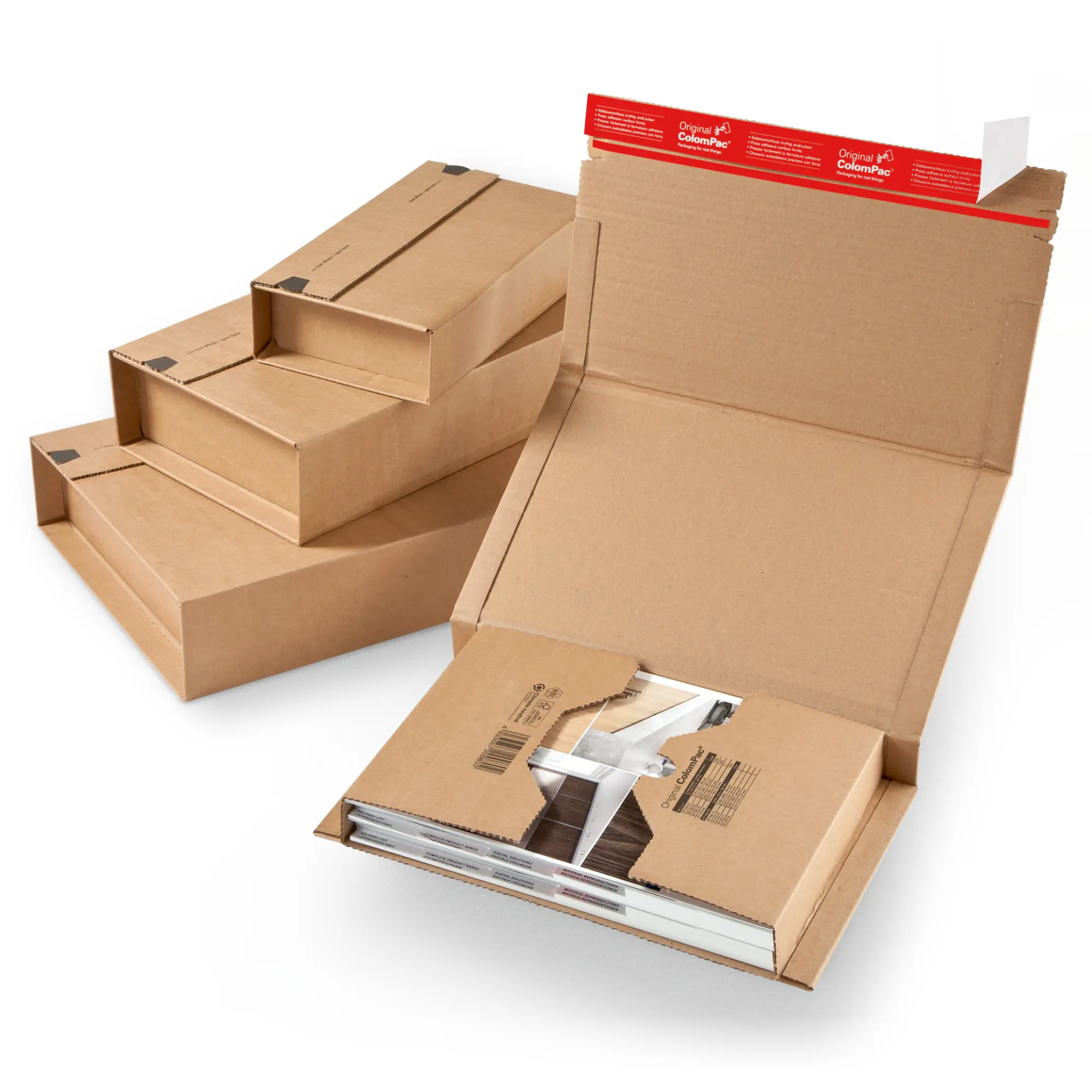 Wickelverpackung aus Wellpappe 307x245x-75 mm