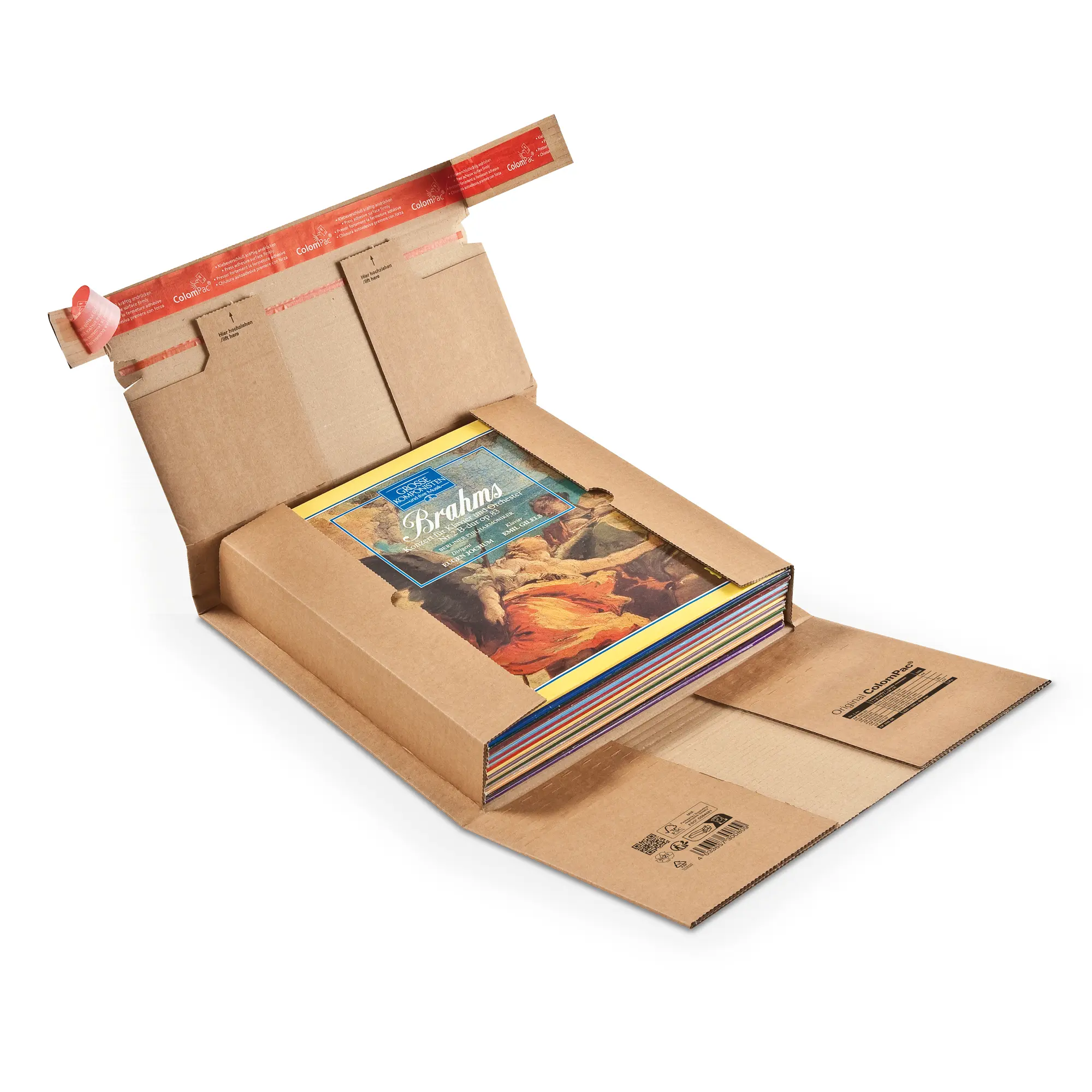 LP Verpackung aus Wellpappe 320x320x-60 mm