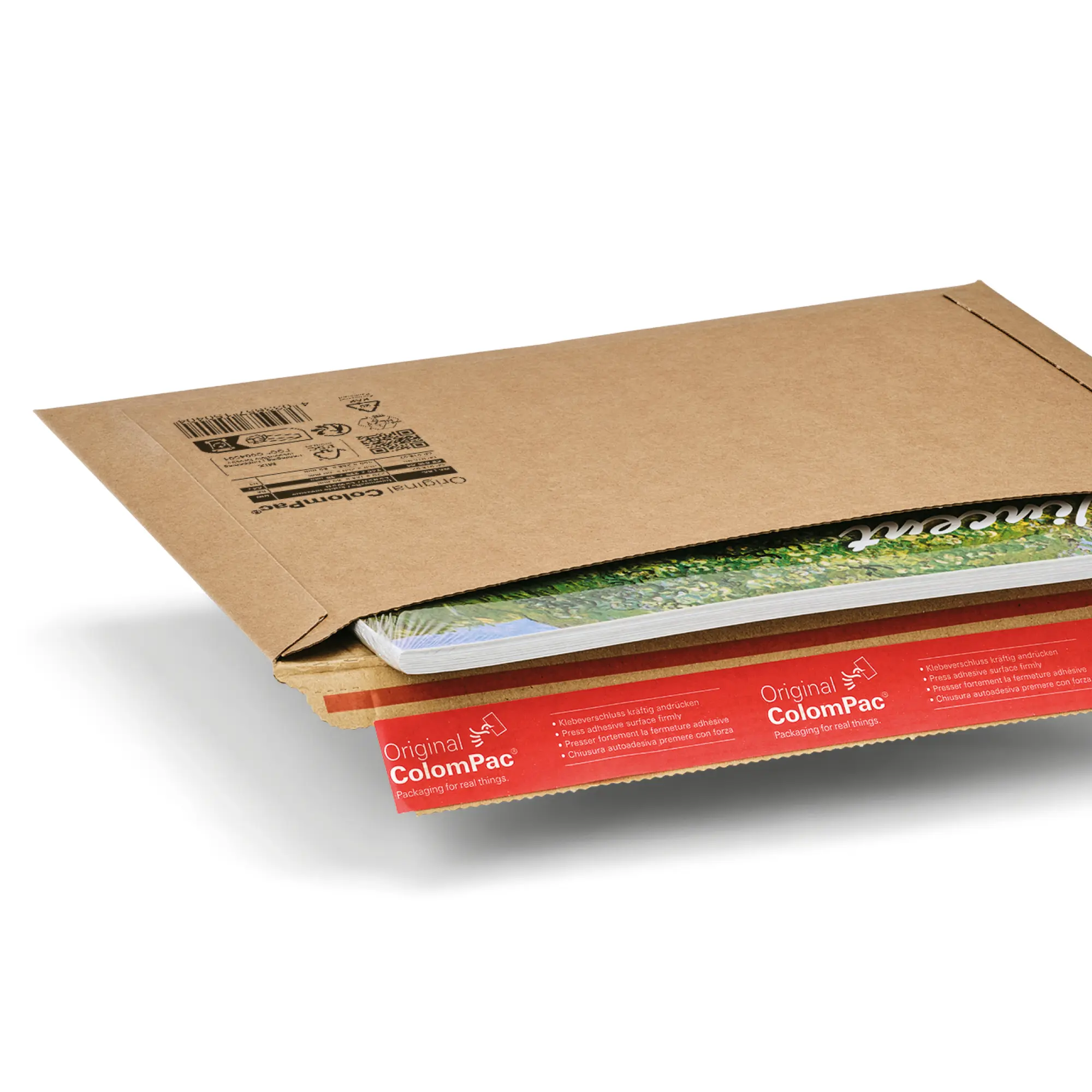 Versandtasche aus Wellpappe 340x235x-30 mm
