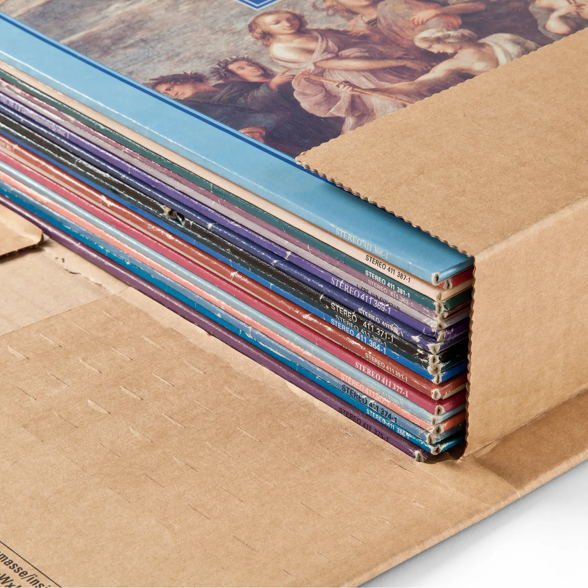 Buchverpackung aus Wellpappe 325x260x-92 mm